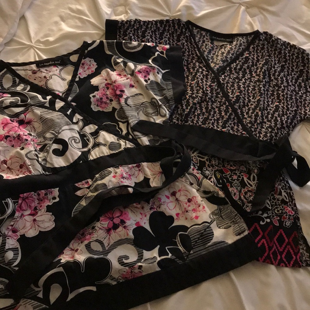 Super cute pair of scrub tops